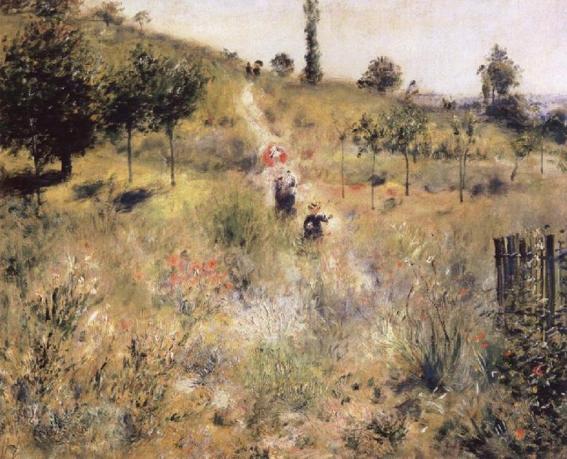 Pierre-Auguste Renoir Country Foopath in the  Summer oil painting picture